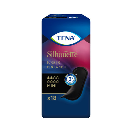 TENA LADY - Silhouette Einlagen - Mini Noir