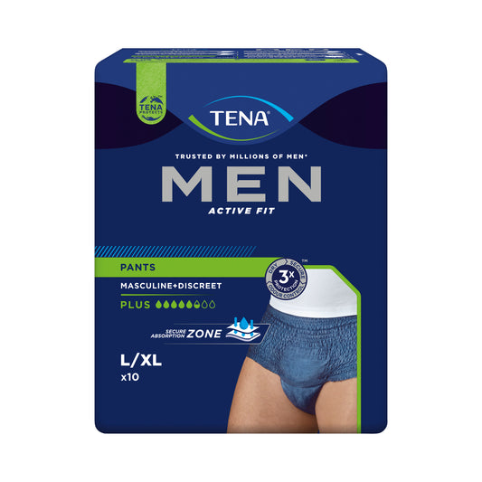 TENA MEN - Active Fit - Pants Plus - Blau L/XL