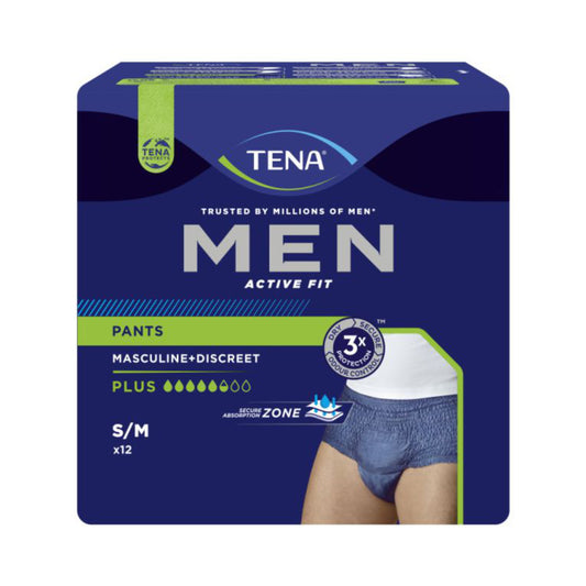 TENA MEN - Active Fit - Pants Plus - Blau S/M