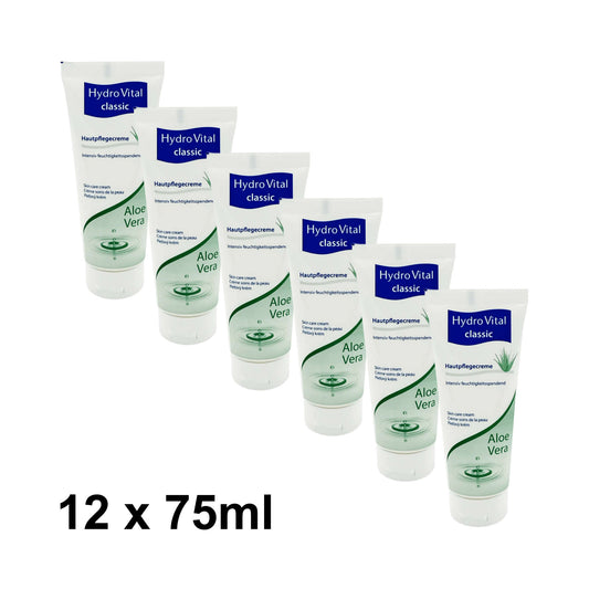 Hydrovital  - Hautpflegecreme - Aloe Vera - 75 ml - 12x75 ml