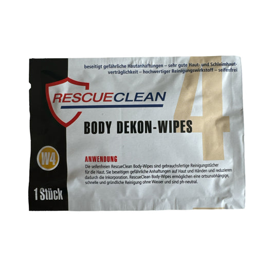 Rescueclean -  W4 - Body-Dekon-Wipes - 1 Stk.